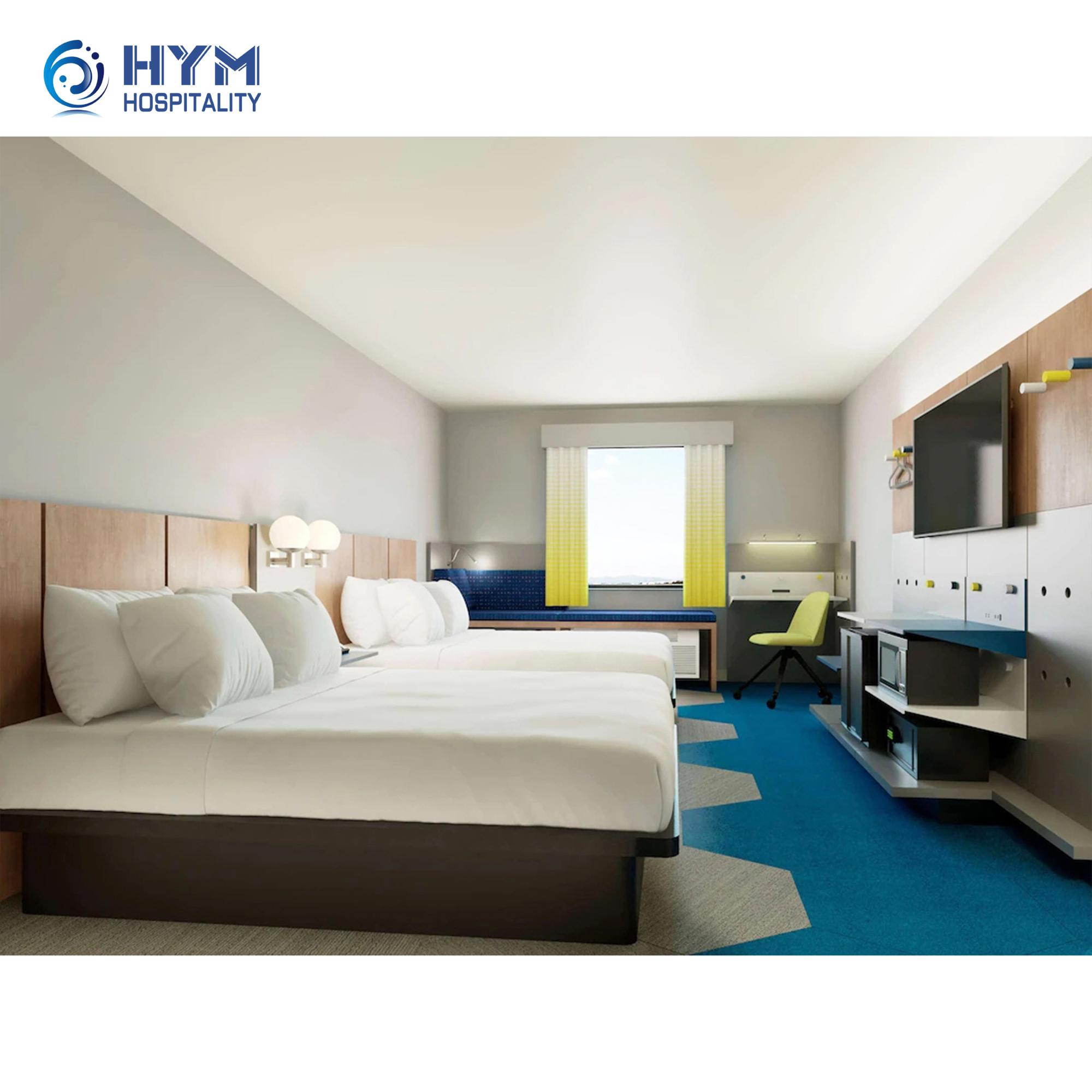Microtel por Wyndham Hotel Muebles de hotel Casegood y lobby Fabricante de proveedores