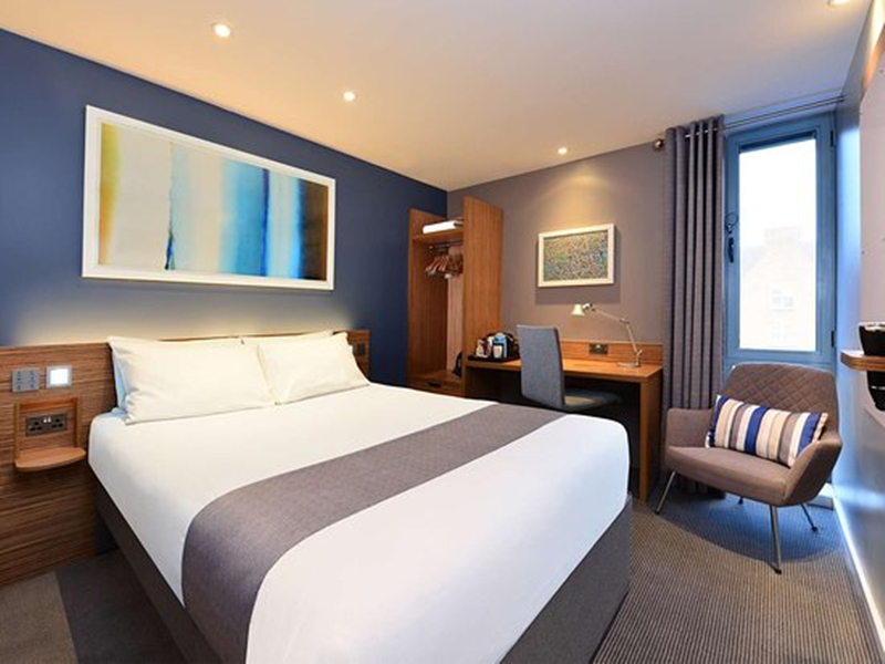 Mobiliario de dormitorio de hotel moderno de lujo Travelodge Inn &amp; Suites