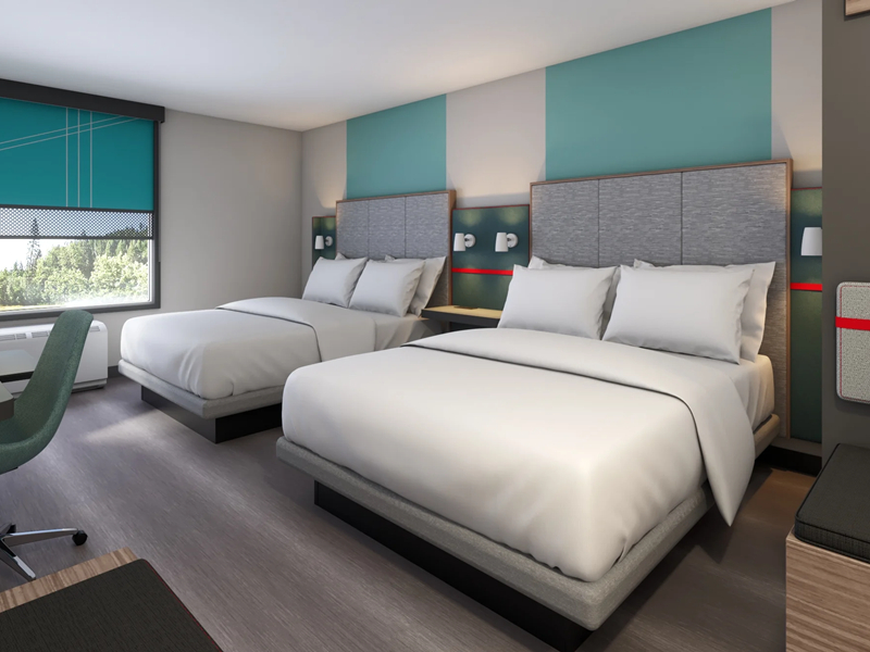 Avid Hotels Luxury Hotel Cabecero de cama tamaño queen doble